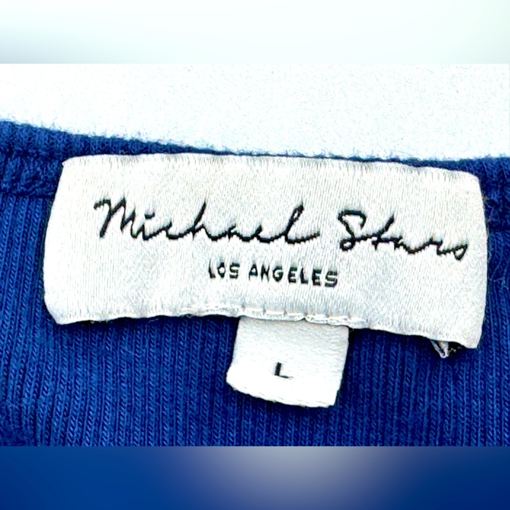 Michael Stars EUC Sz M “Misha” Top Blue - Picture 7 of 8